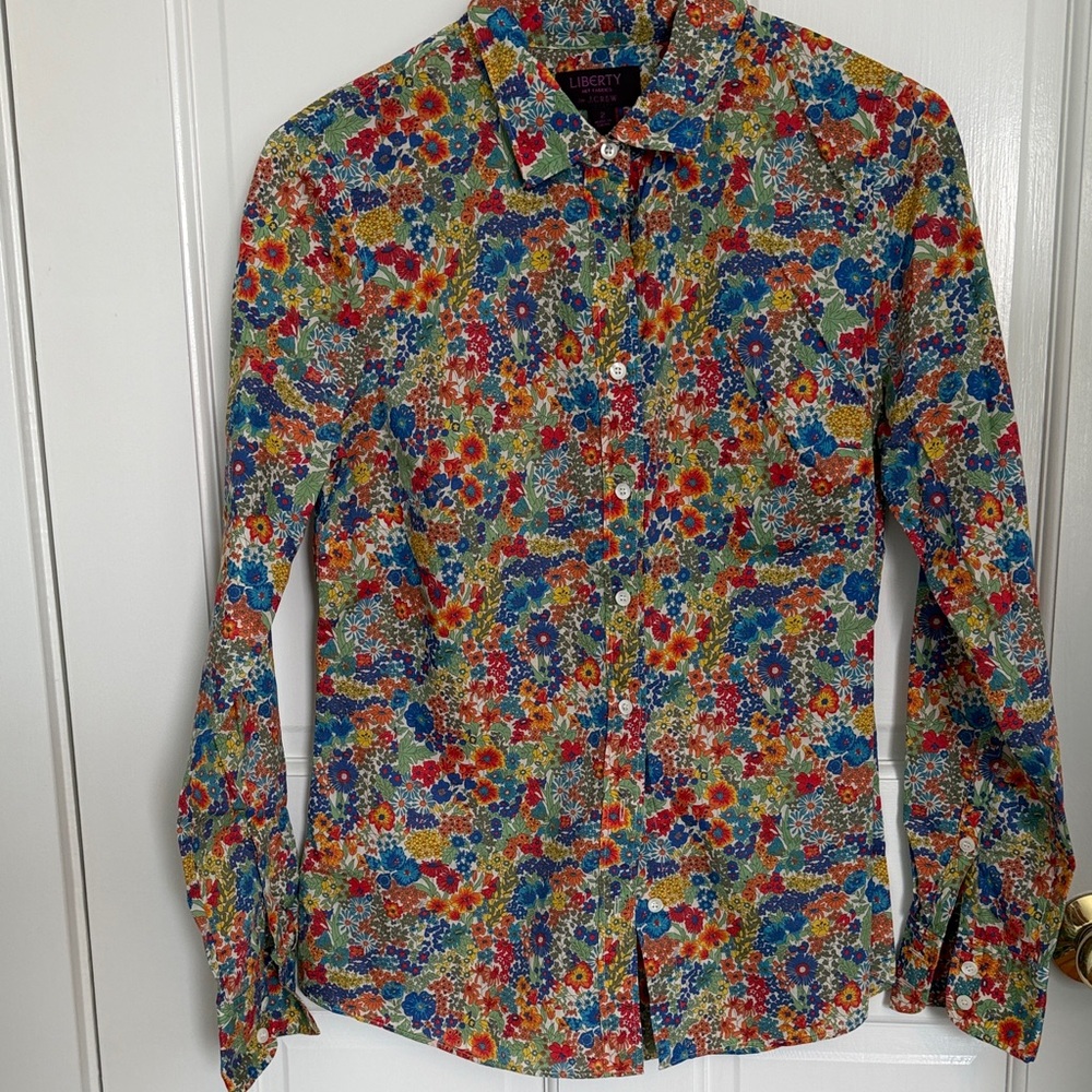 Liberty for JCrew Women’s Floral Button Down Shirt